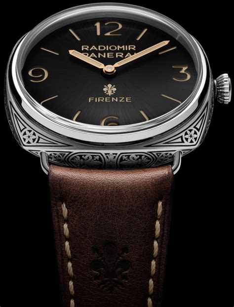 Panerai Radiomir Firenze 3 Days PAM672 Watch With Engraved 